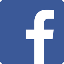 Facebook logo - a white lowercase 'f' on a blue square with rounded corners.